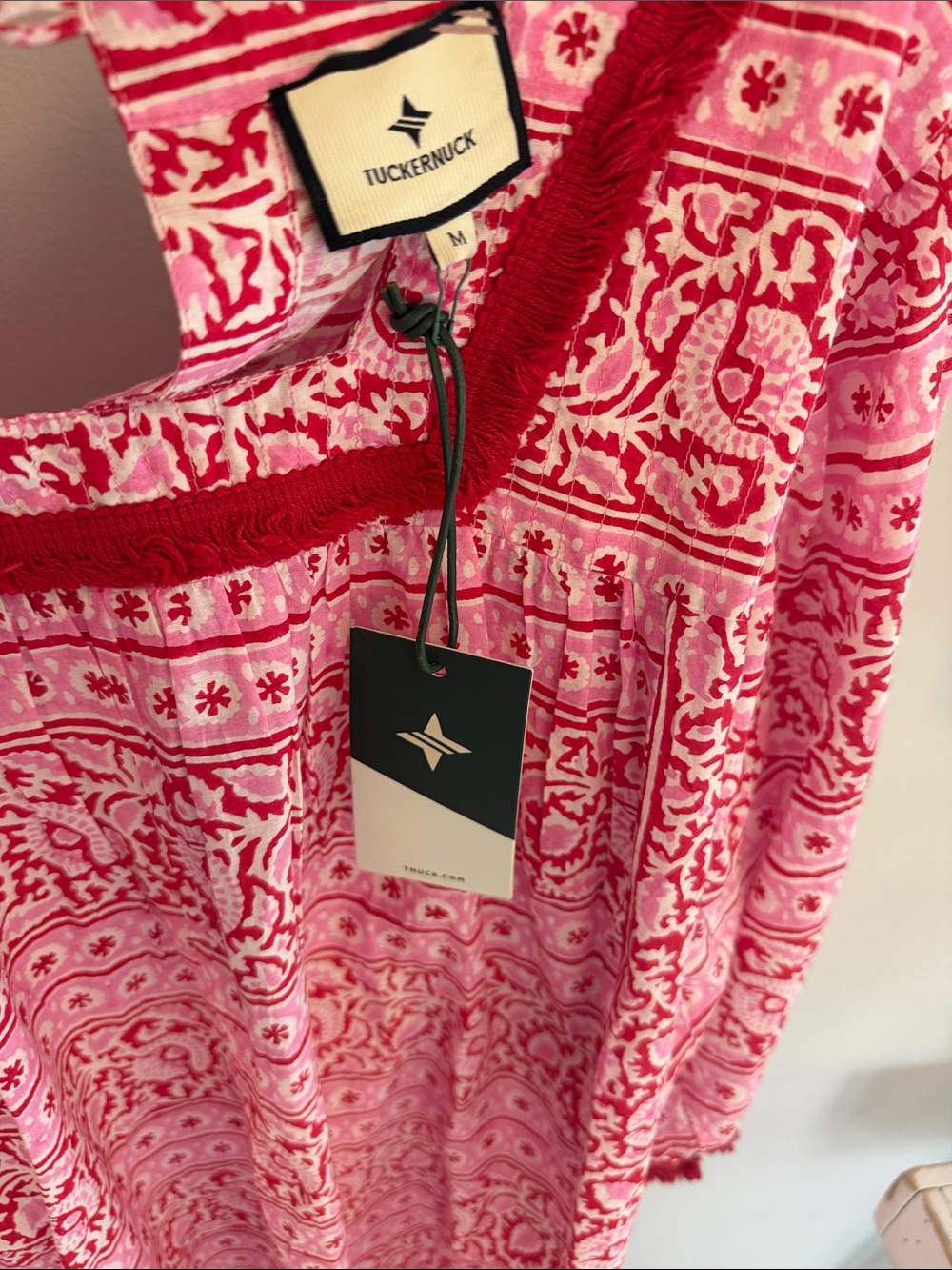 ⭐️NWT Tuckernuck Pink City Prints Candy Daisy Rah Rah Dress⭐️ - Picture 7 of 8